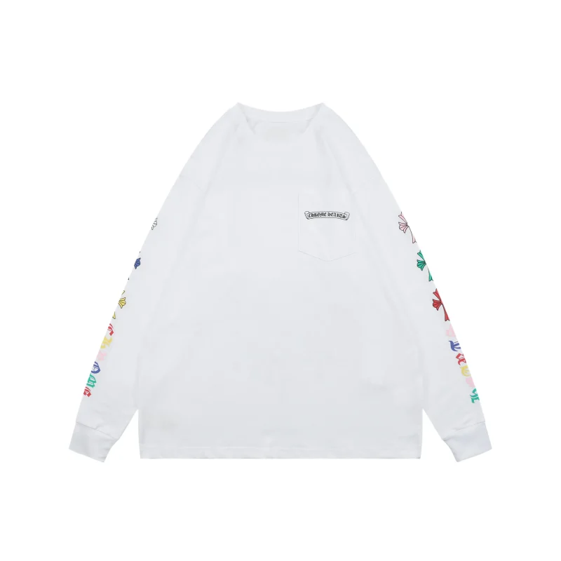 CH Colorful Cross Arrow Print Long-Sleeve T-Shirt