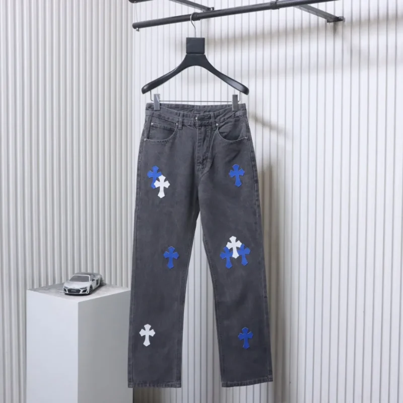 CH Sanskrit Cross Patch Washed Jeans