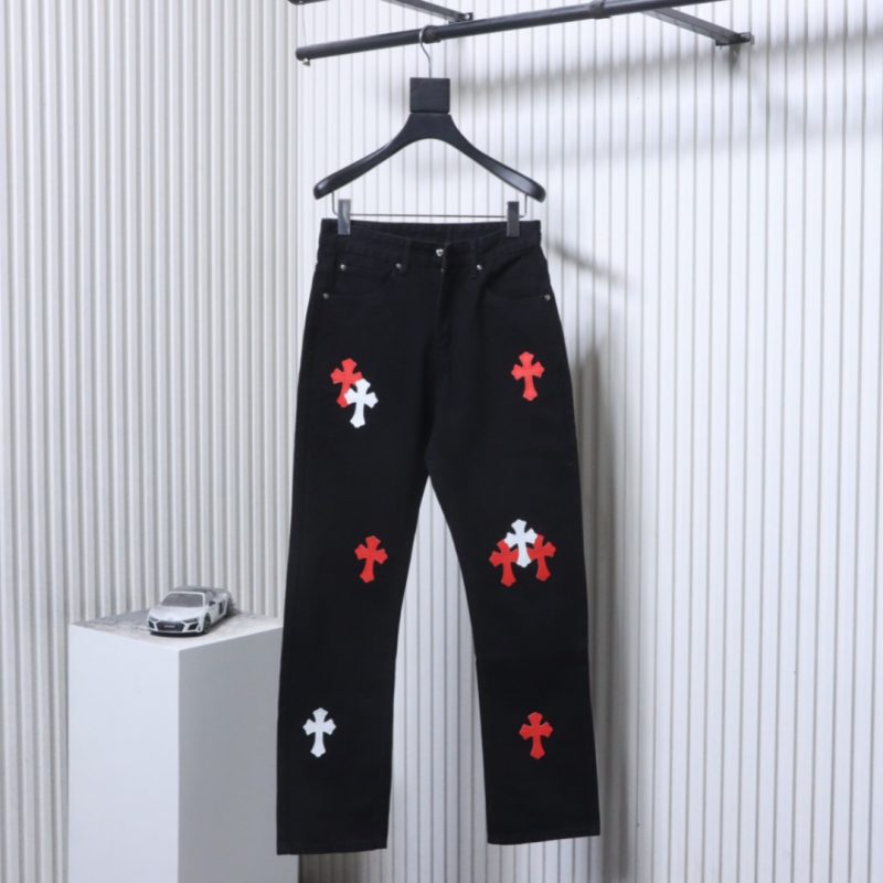 CH Sanskrit Cross Patch Washed Jeans