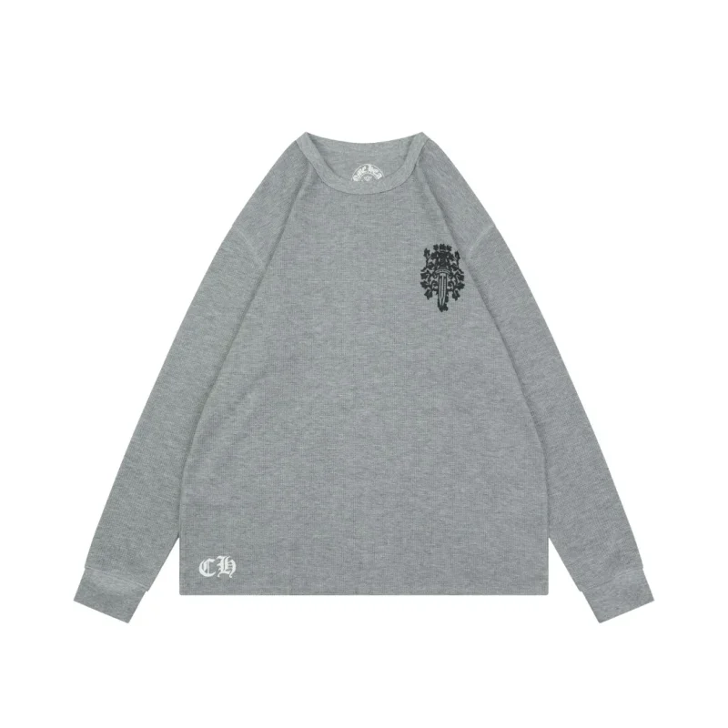 CH Vine and Sword Waffle-Knit Long-Sleeve Shirt