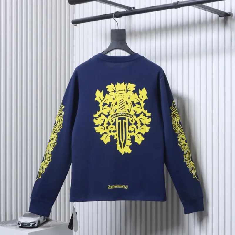 Back CH Yellow Sword Graphic Long-Sleeve Shirt