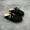 CH x BK Boston "Black" Suede Clogs