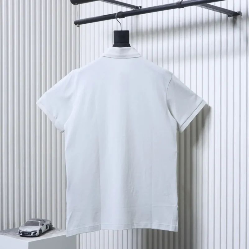 Back Embroidered Badge Piqué Polo T-Shirt