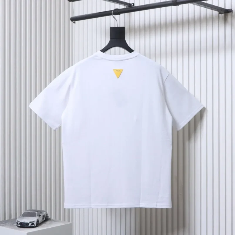 Back Logo Print Cotton T-Shirt