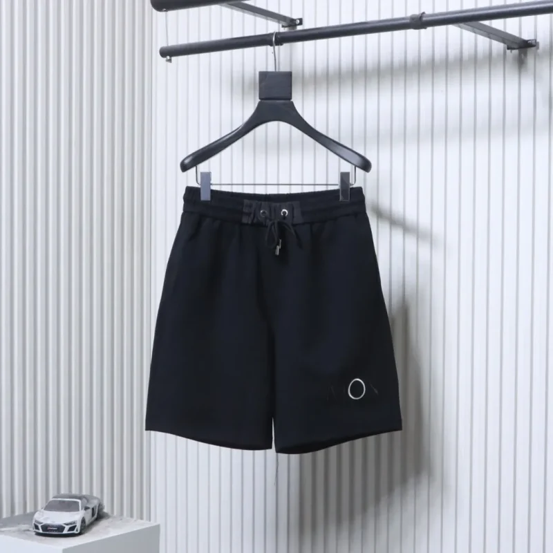 Mcler 2026SS Embroidered Logo Heavyweight Knit Shorts