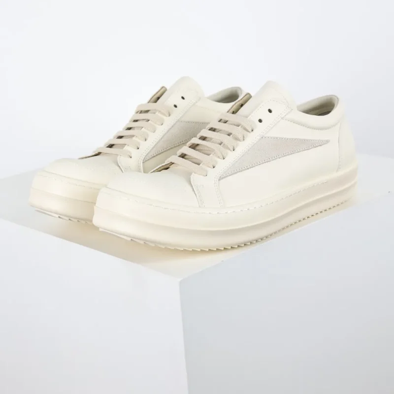 R 0wens Mainline Vintage Low Sneakers Sand Milk Angeled View