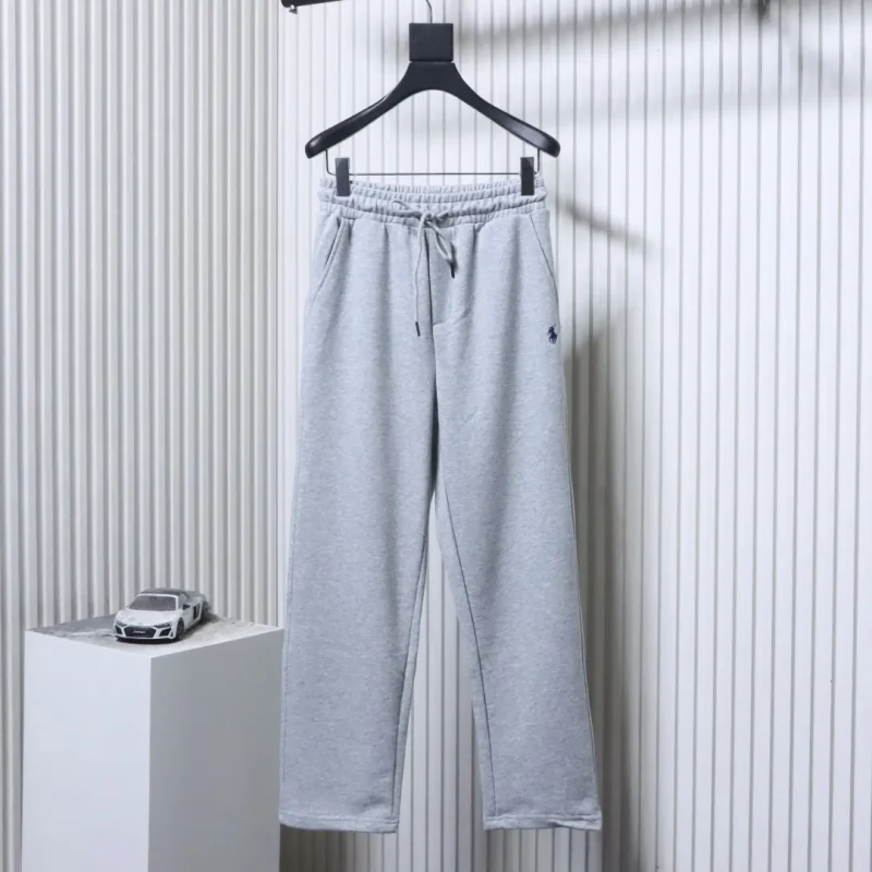 RL Pony Embroidered Cotton Terry Casual Pants