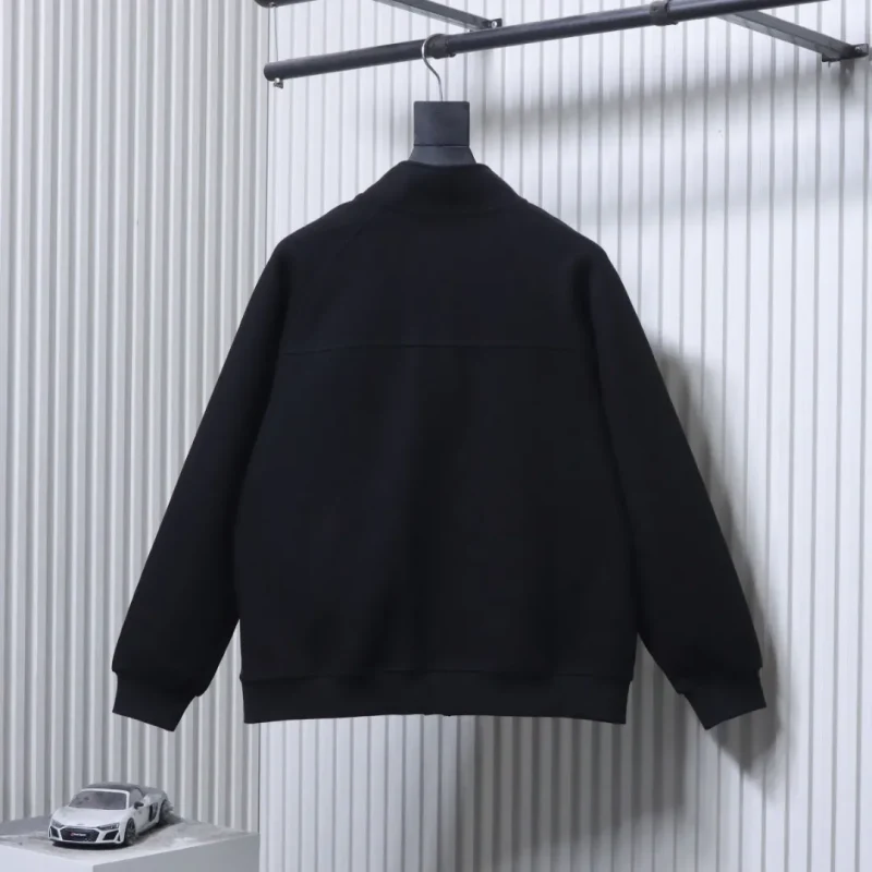 Back View RL Pony Embroidered Stand-Collar Jacket