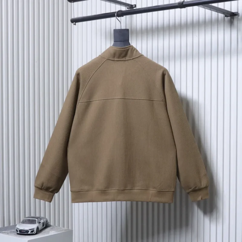 Back View RL Pony Embroidered Stand-Collar Jacket