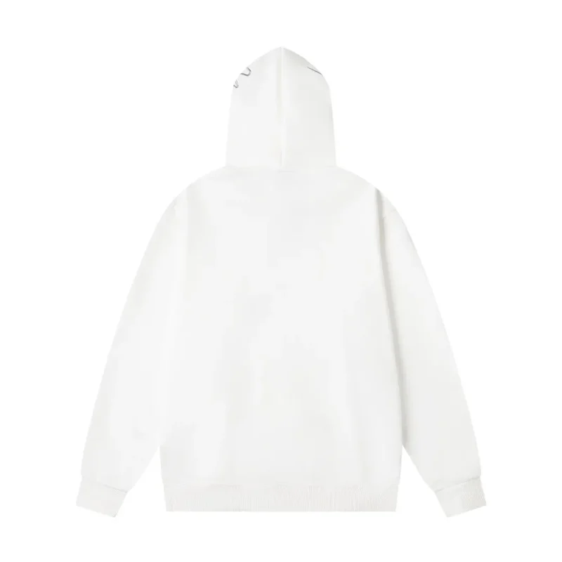 Back Stussy Script Embroidered Pullover Hoodie