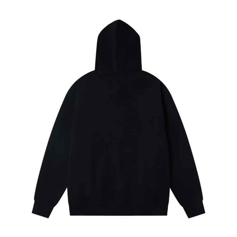 Back Stussy x N1ke Embroidered Logo Pullover Hoodie