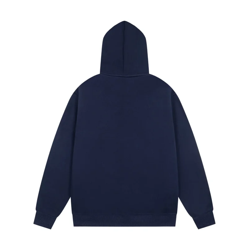 Back Stussy x N1ke Embroidered Logo Pullover Hoodie
