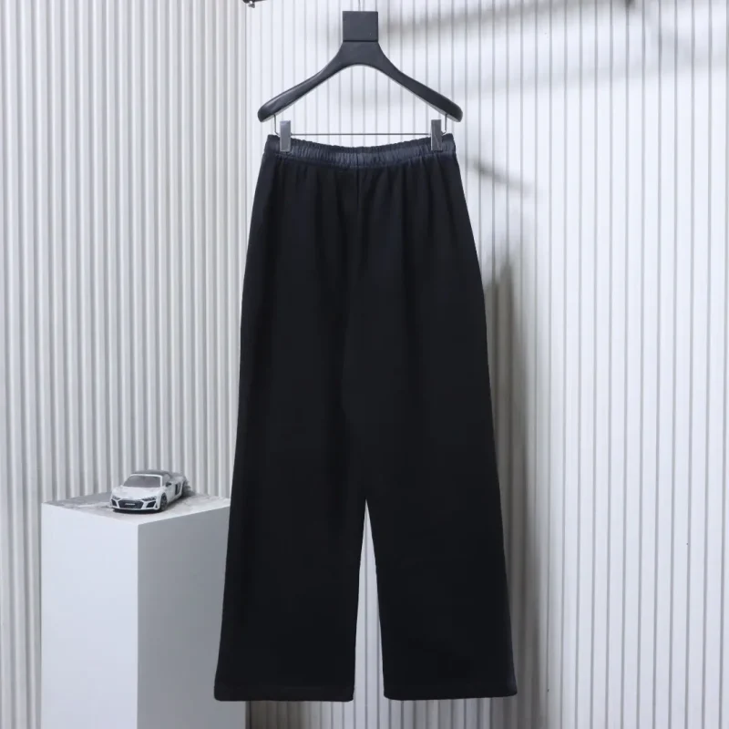 Back Well Done Colorful Spray-Edge Washed Wide-Leg Pants