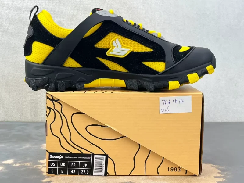XV x SK Lightning Yellow Hiking Sneakers Right Side view