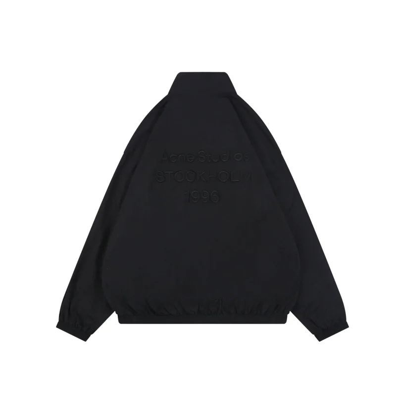 Back View Acne 1996 Embroidered Relaxed Jacket