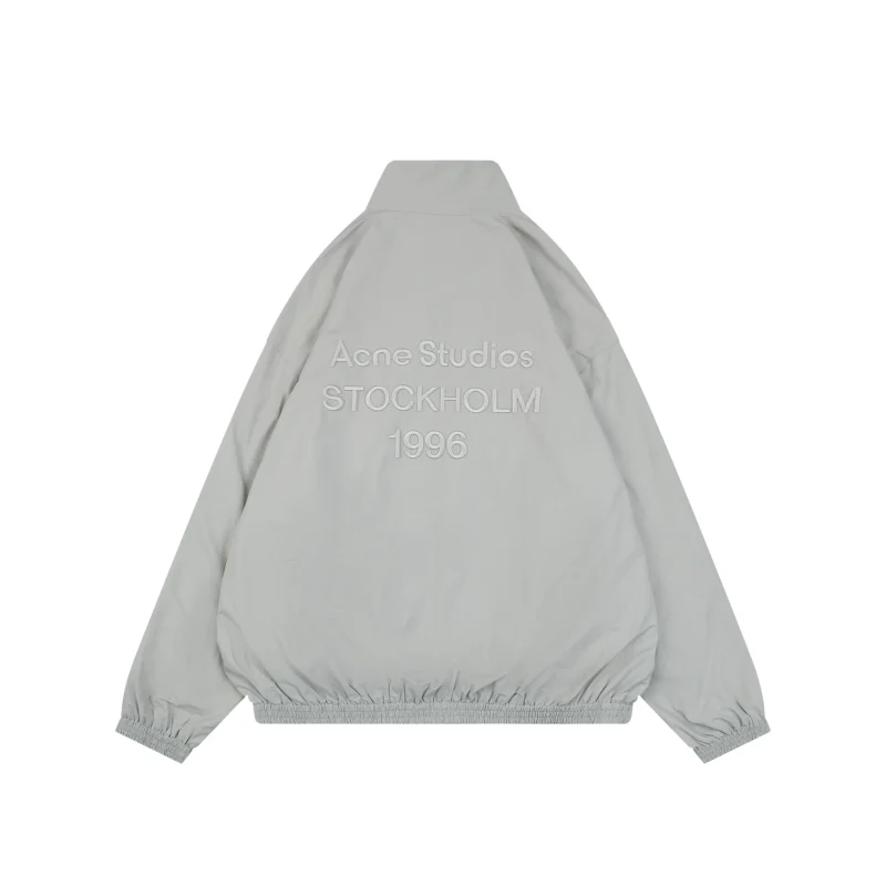 Back View Acne 1996 Embroidered Relaxed Jacket