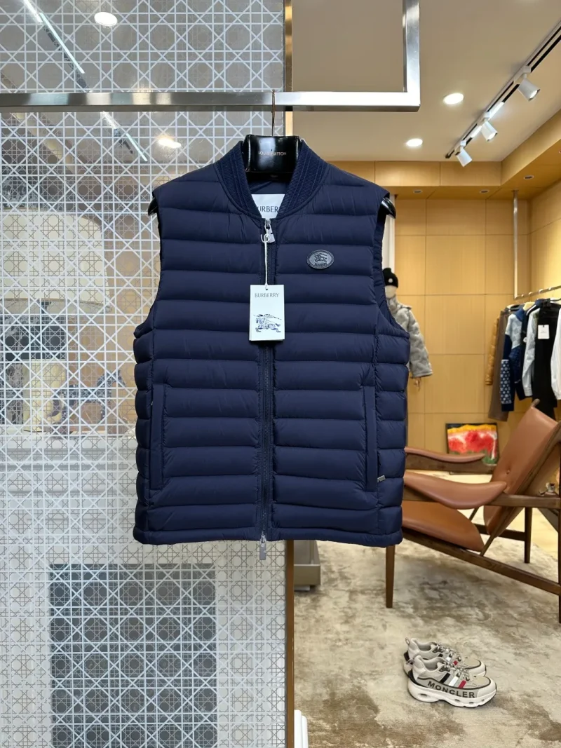BBR Oval Logo Quilted Down Vest