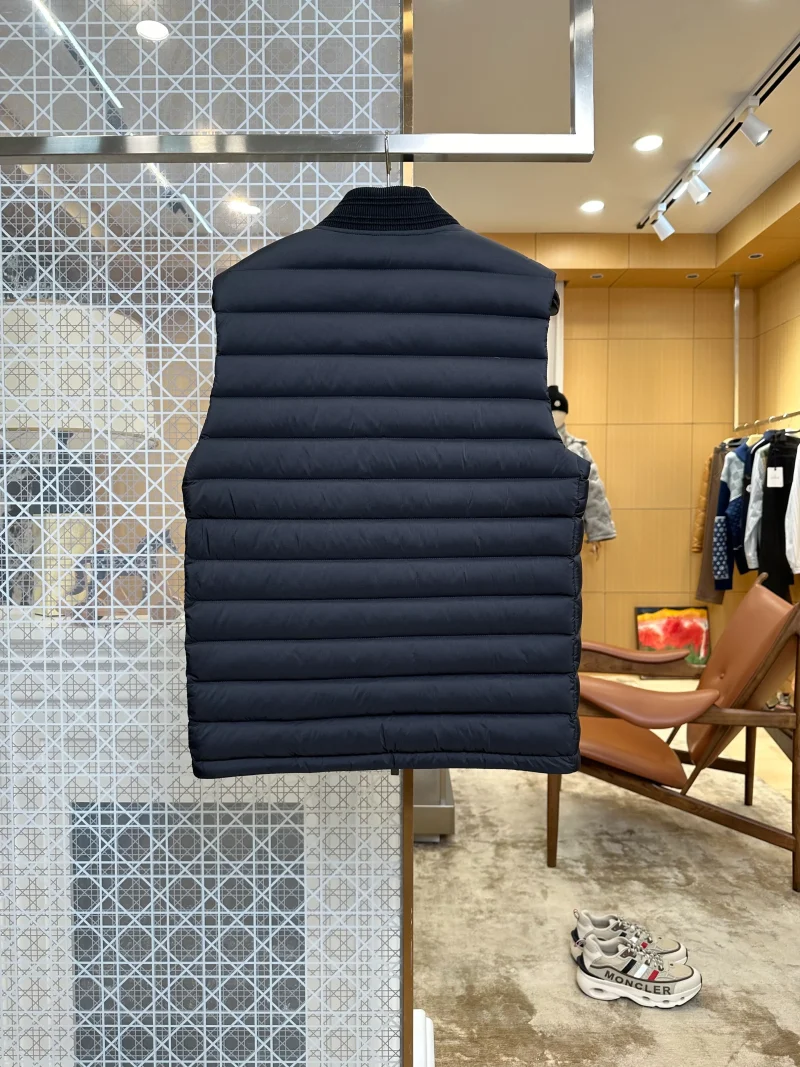 Back View BBR Oval Logo Quilted Down Vest
