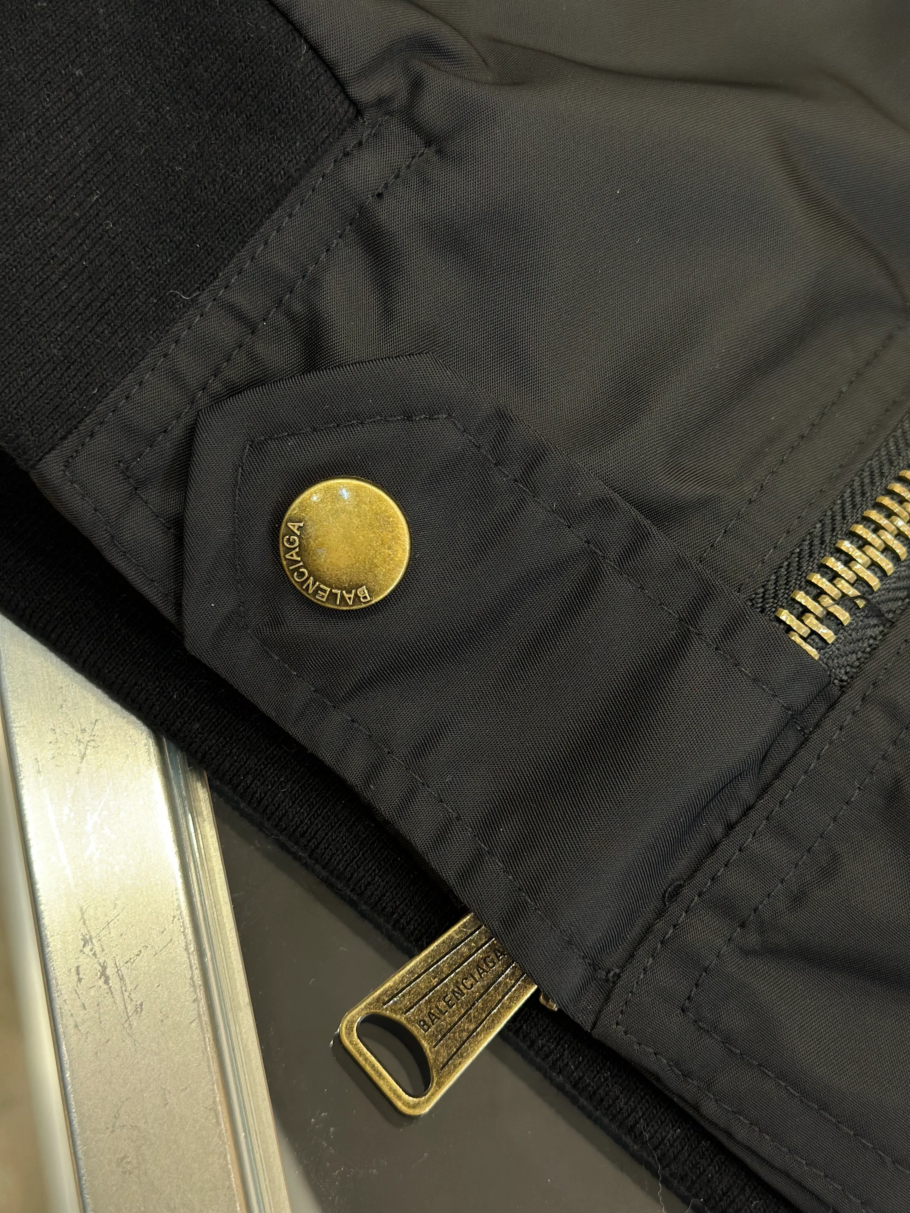 Snap Button and Zipper Detail