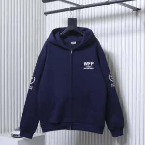 BLCG Graphic Print Zip-Up Jacket