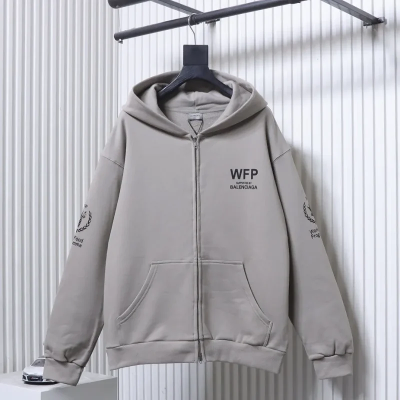 BLCG Graphic Print Zip-Up Jacket