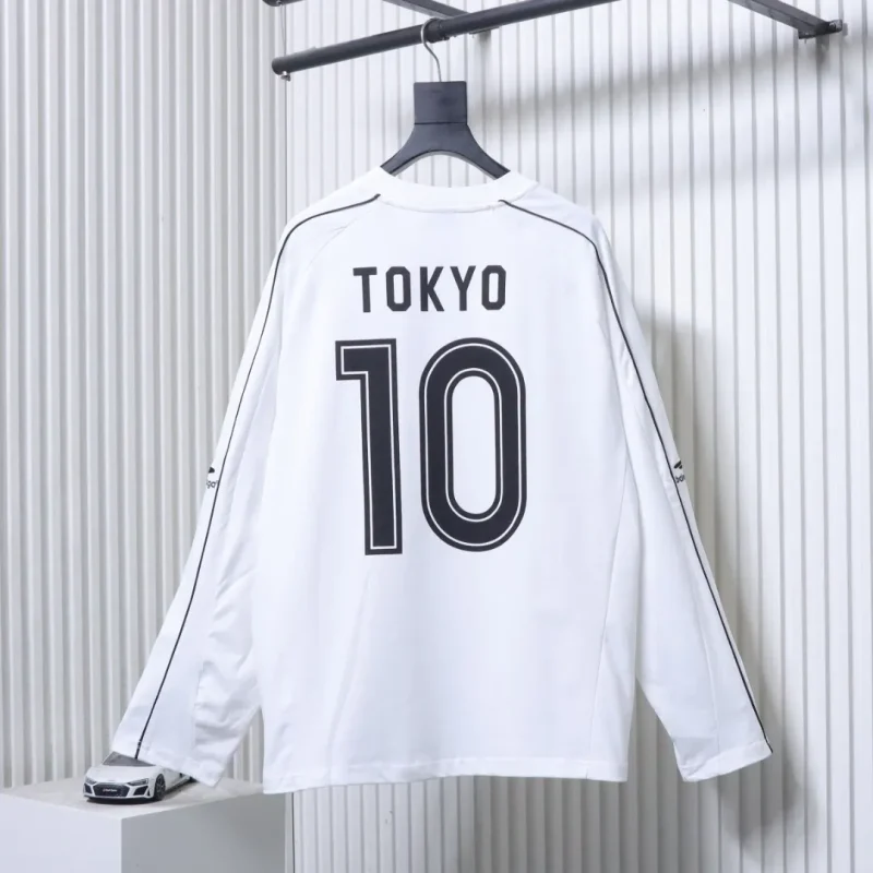 Back View BLCG Manchester United Patchwork Jersey Long Sleeve Shirt