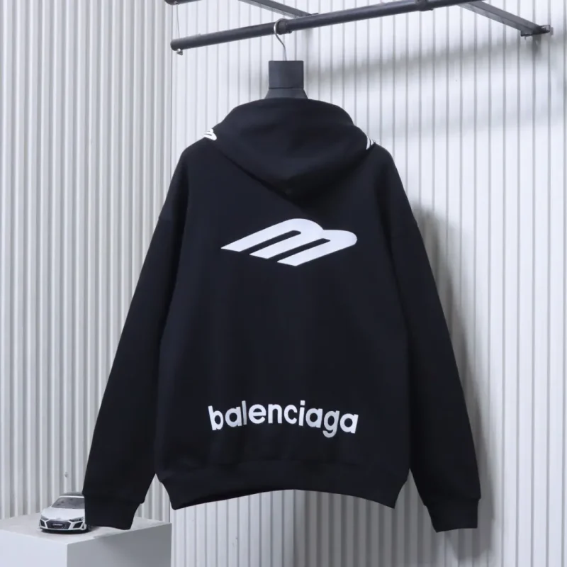 Back View BLCG Matte Embroidered Half-Zip Jacket