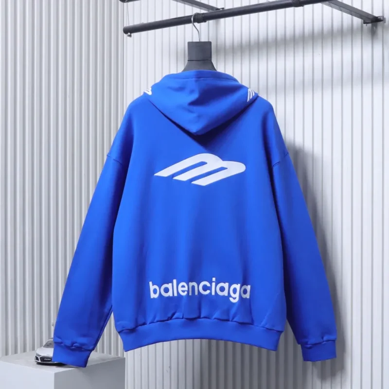 Back View BLCG Matte Embroidered Half-Zip Jacket