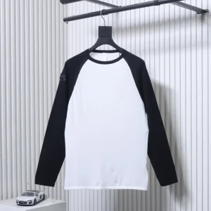 CH Color Block Raglan Knit Long Sleeve Shirt