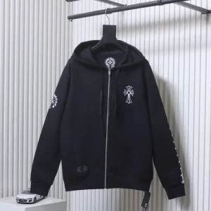 CH Cross Logo Zip-Up Hoodie