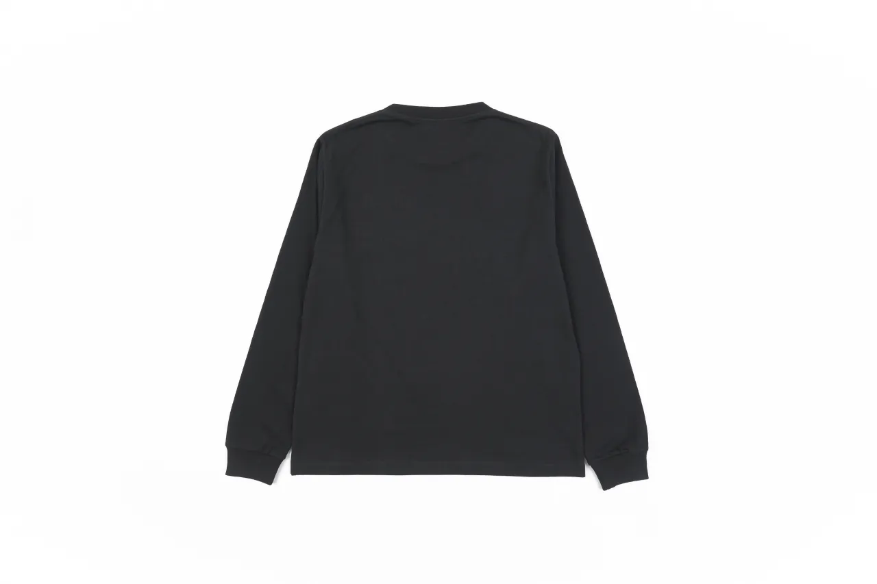 Back View CLN Triomphe Embroidered Crew Neck Long Sleeve T-Shirt