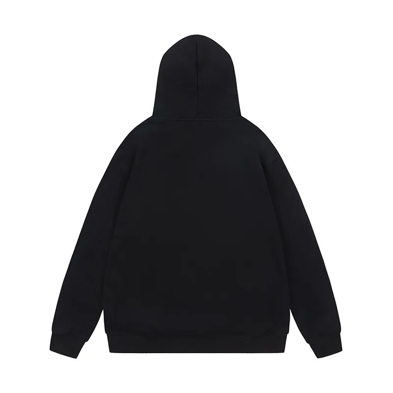 Back View Carhartt WIP Classic Logo Embroidered Pullover Hoodie