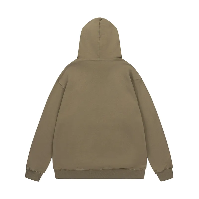 Back View Carhartt WIP Classic Logo Embroidered Pullover Hoodie