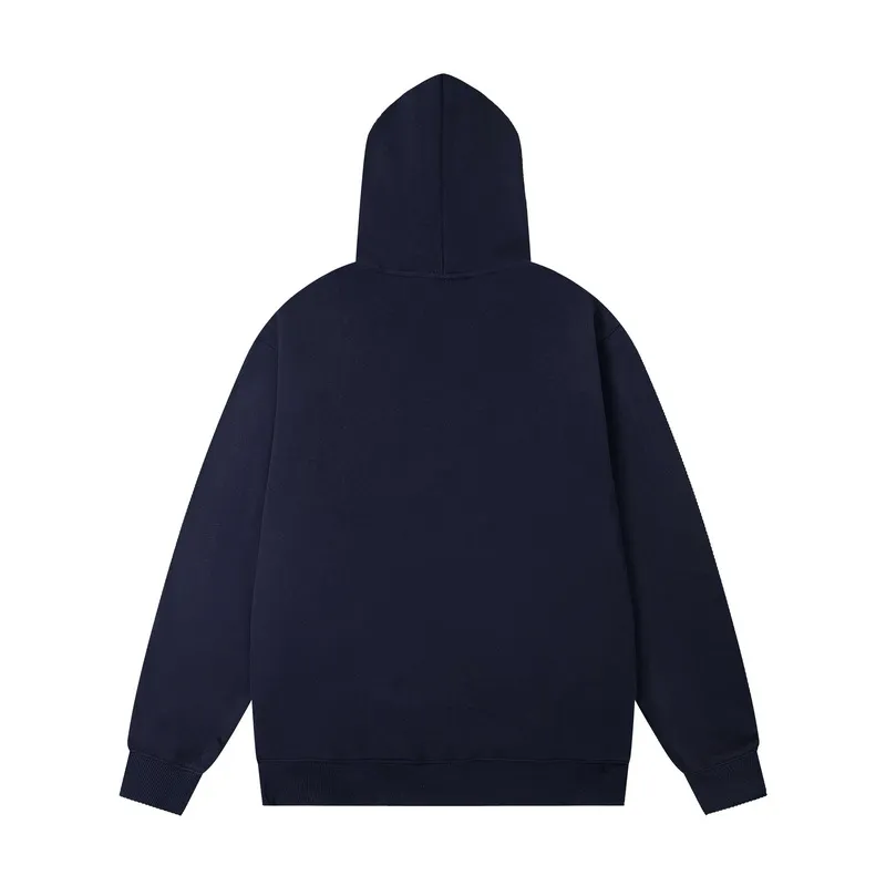 Back View Carhartt WIP Classic Logo Embroidered Pullover Hoodie