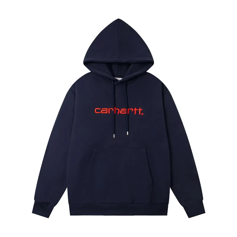 Carhartt WIP Classic Logo Embroidered Pullover Hoodie