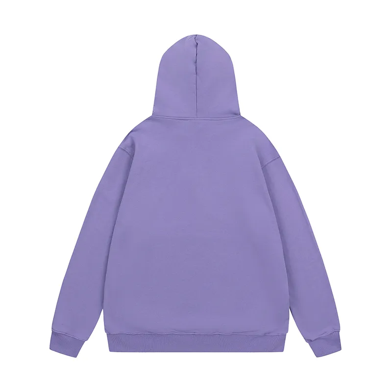 Back View Carhartt WIP Classic Logo Embroidered Pullover Hoodie