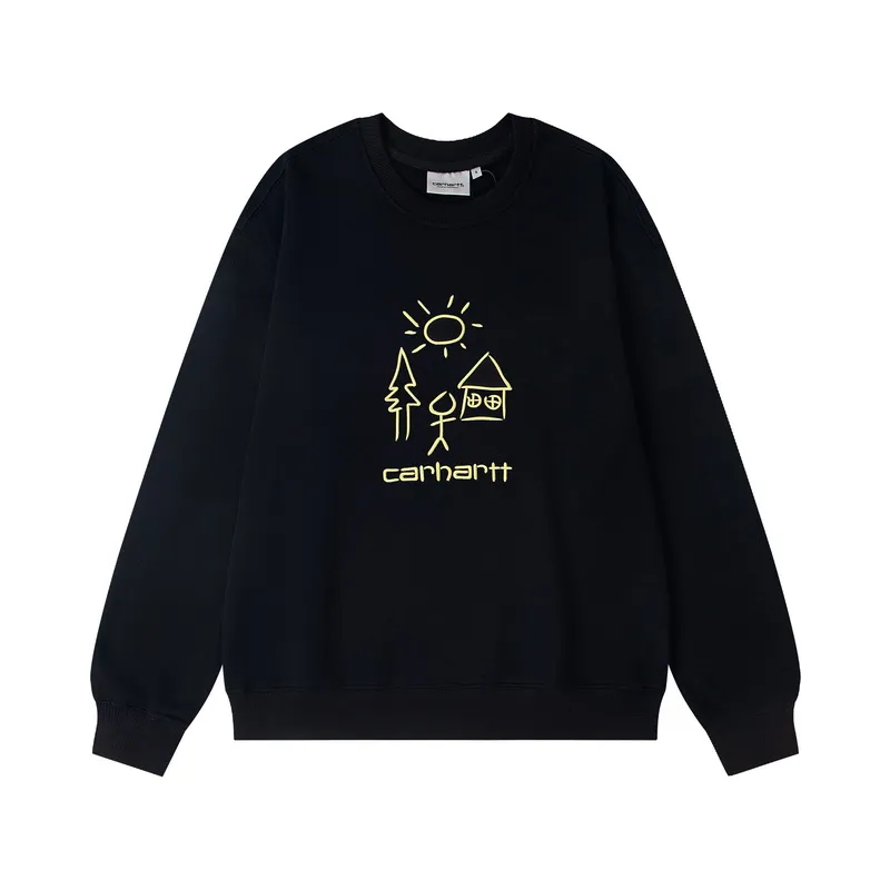 Carhartt WIP Embroidered Graphic Crew Neck Sweatshirt