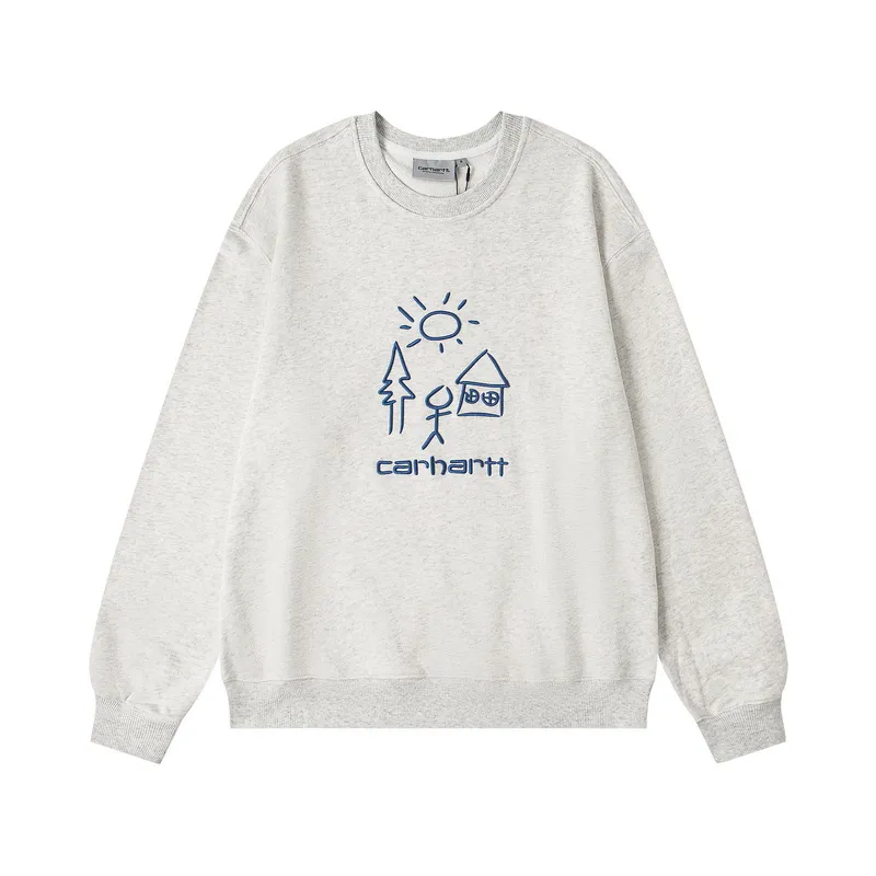 Carhartt WIP Embroidered Graphic Crew Neck Sweatshirt
