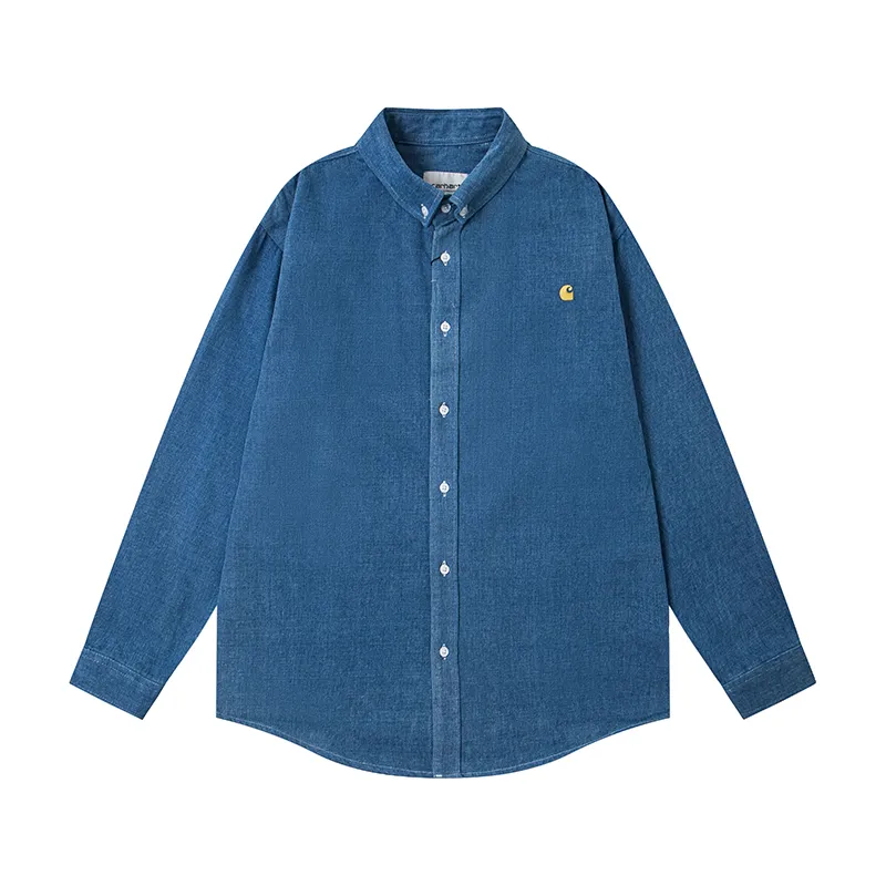 Carhartt WIP Gold Label Embroidered Washed Denim Shirt