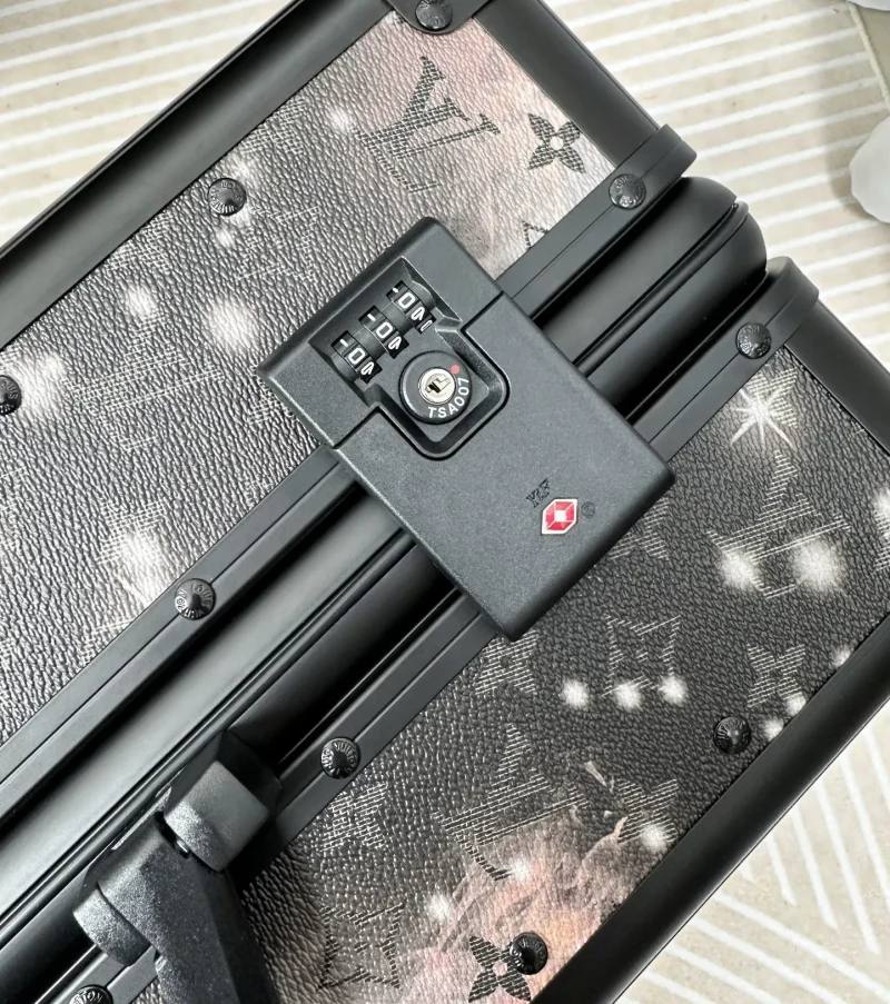 Galaxy monogram luggage TSA combination lock