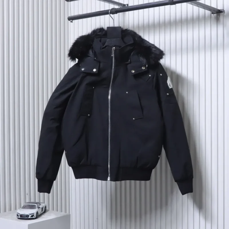 M.K. 2002 Silver Scissors Short Down Jacket