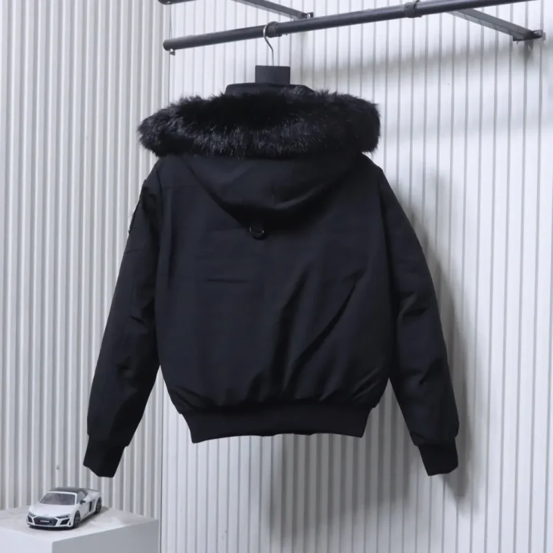 Back View M.K. 2002 Silver Scissors Short Down Jacket