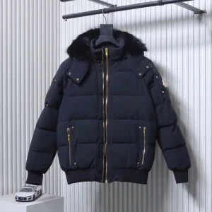 M.K. Gold Scissors Fox Fur Down Jacket