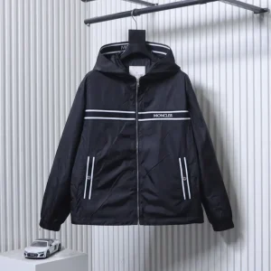 Mcler Embroidered Logo Hooded Windbreaker Jacket