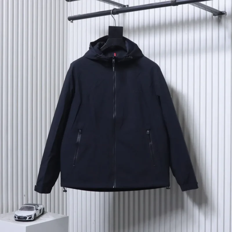 Mcler Embroidered Logo Hooded Zip Jacket
