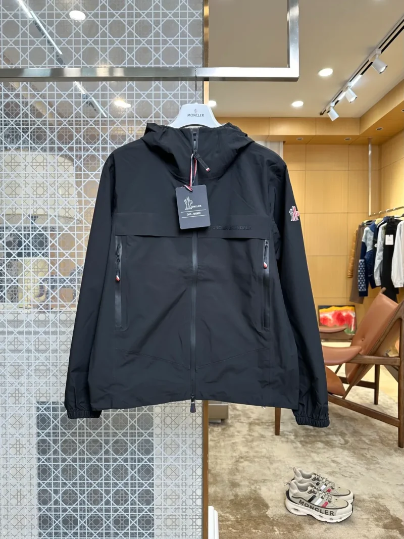 Mcler Grenoble Logo Hooded Windbreaker Jacket