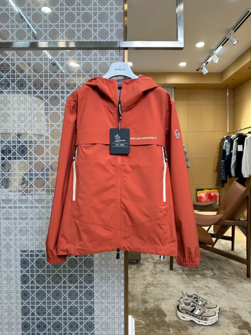 Mcler Grenoble Logo Hooded Windbreaker Jacket