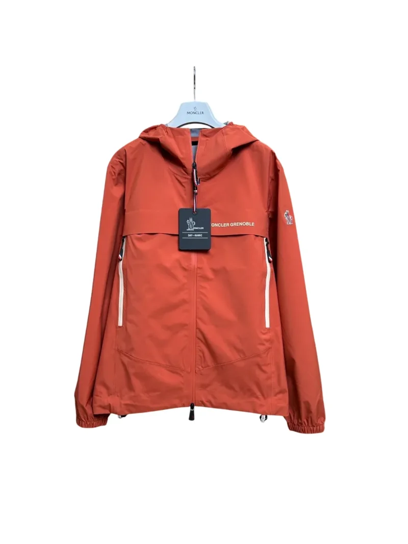 Mcler Grenoble Logo Hooded Windbreaker Jacket