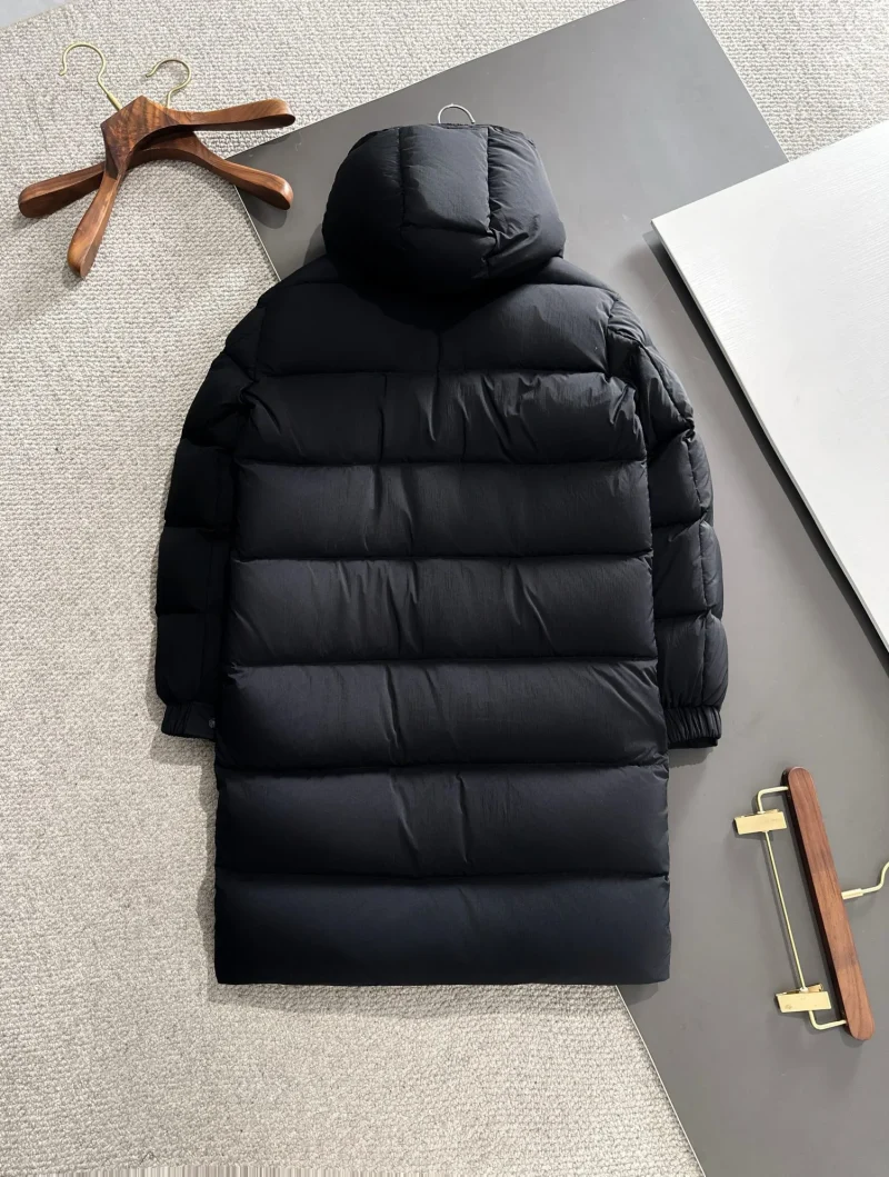 Back View Mcler Hanoverian Matte Long Hooded Down