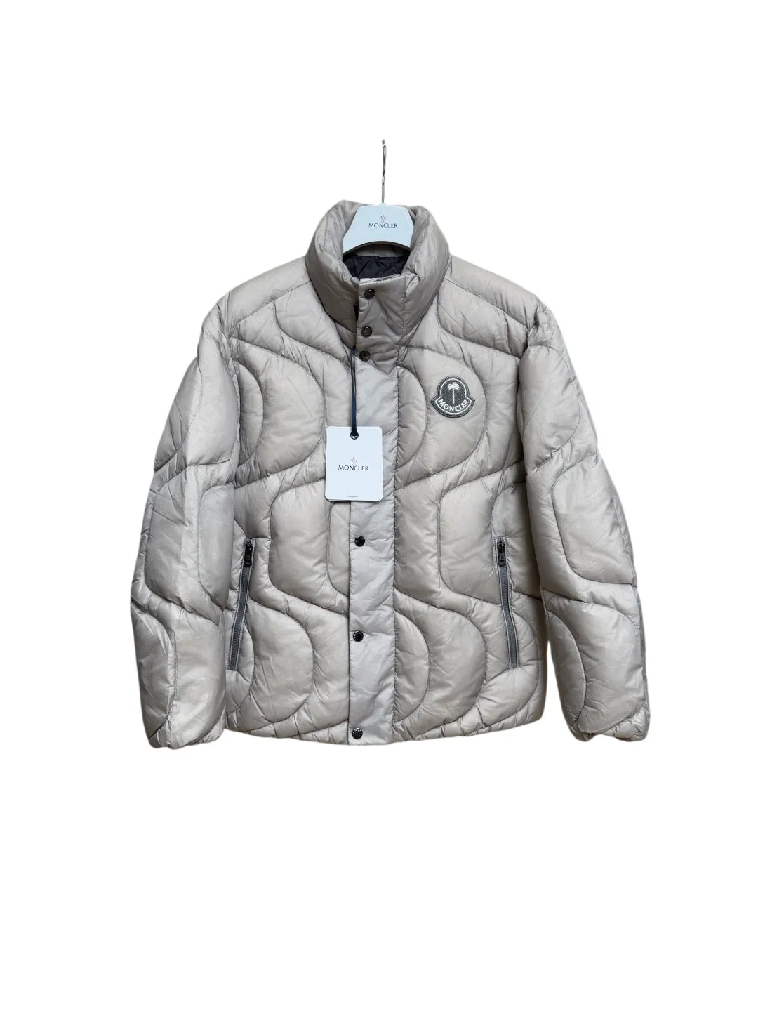 Mcler x Palm Angels Haunani Wave Quilted Down Jacket